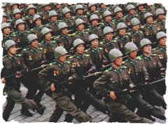 מצעד בצפון קוריאה