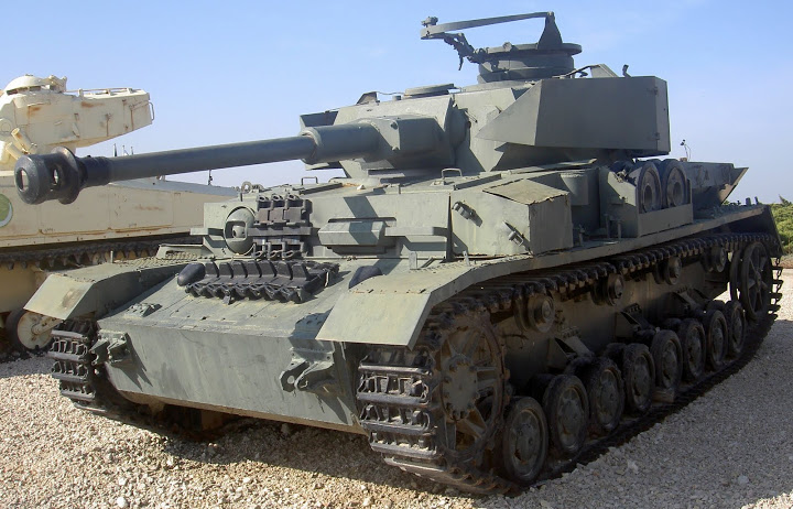 טנק שלל נאצי שהיה בשימוש סוריה